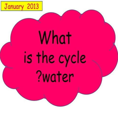 Water cycle