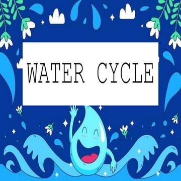 Water Cycle and the Process of Water Production | PPT