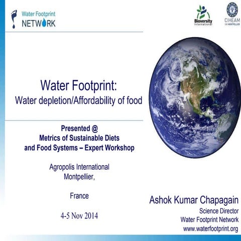 Water Depletion/Affordability of Food