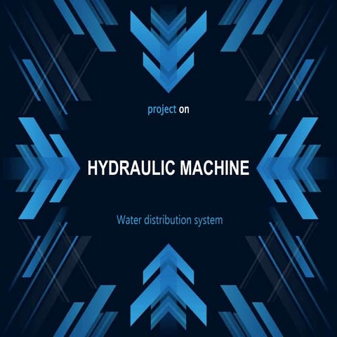 Water distribution  system