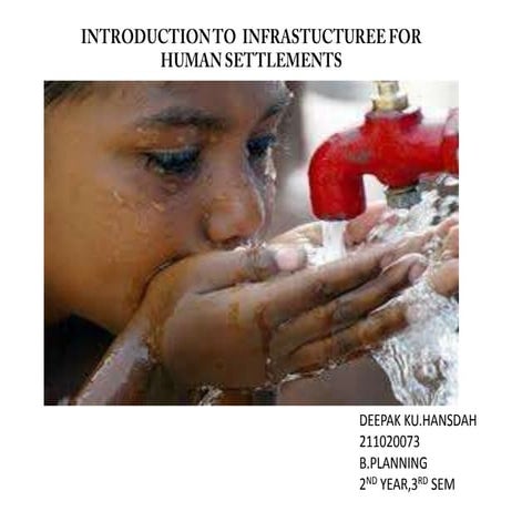 Water distribution layout