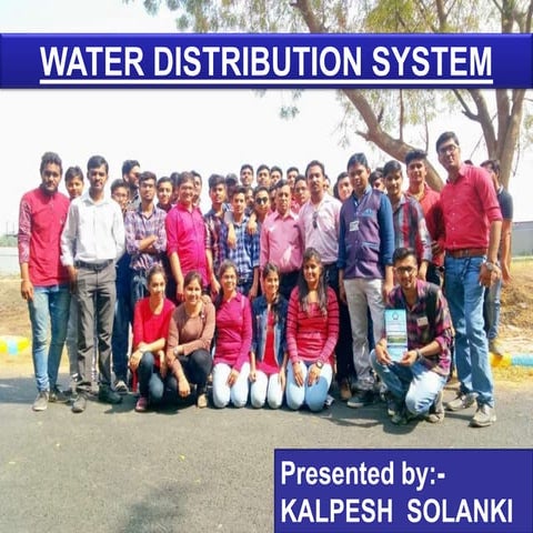 Water distribution system by kalpesh solanki