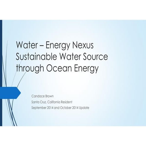 Zero Energy Building And Water Energy Nexus Training Reference: Water Energy Nexus Revised Pdf By Candace Brown
