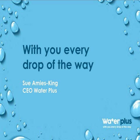 Water Plus, with you every drop of the way - Water Event 2016