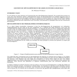 Article de référence de Winston Royce