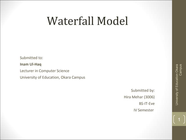 Waterfall Model