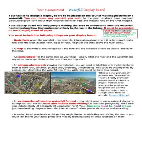 Waterfall assessment | DOCX