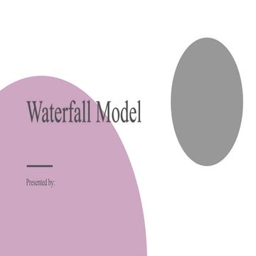 Waterfall model