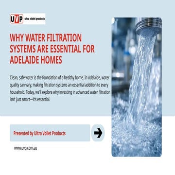 Water Filtration Systems Adelaide . pptx