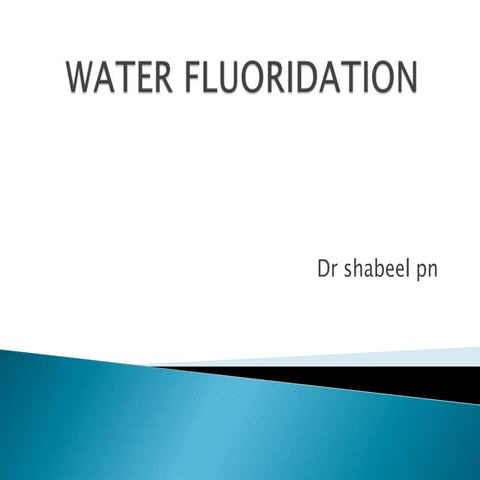 Water Fluoridation