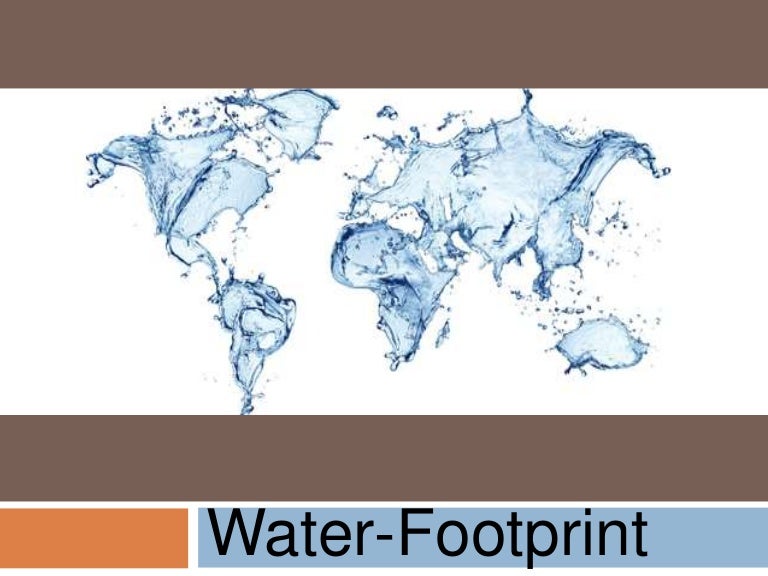 Water footprint