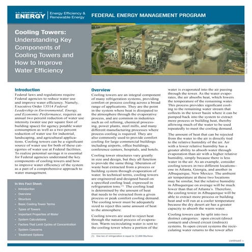 Water Cooling Towers | PDF