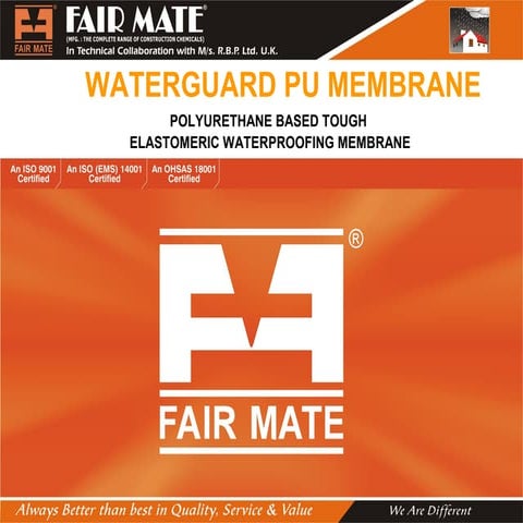 Waterguard pu membrane | PPT