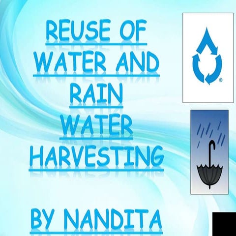 Water harvesting