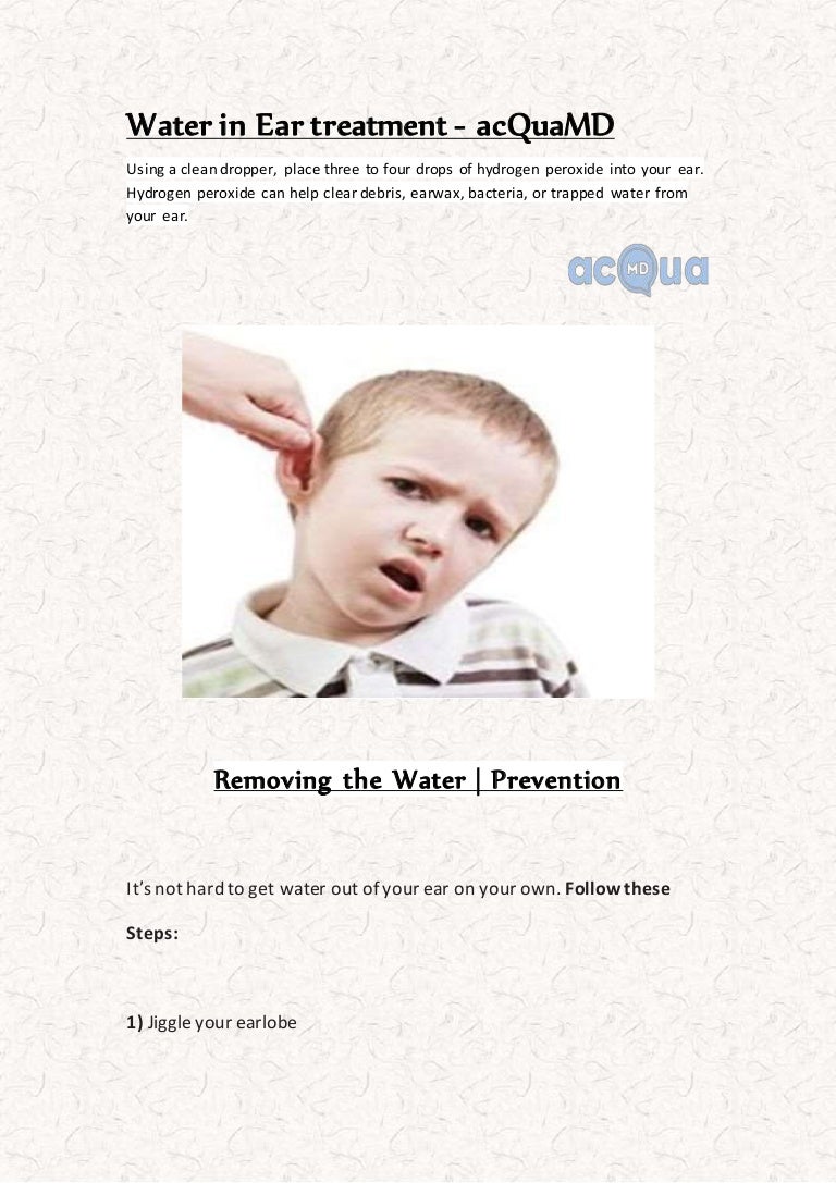 Water In Ear Acquamd
