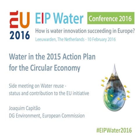 Water in European Union 2015 action plan for circular economy