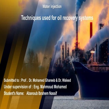 Water injection .pptx systems and analysis