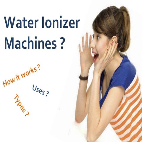 Alkaline Water Ionizer Machines