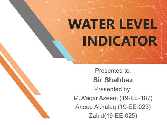 Water Level Indicator Project Presentation | PPTX | Chemistry | Science