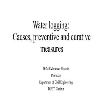 Waterlogging Types & Causes of Waterlogging Effects & its control ...