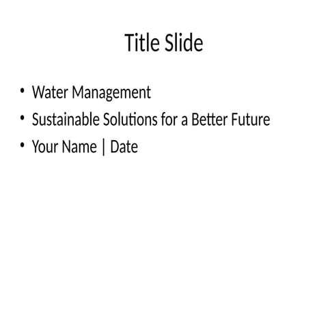 Water Management And Global Trades Pptx Diversity Pptx