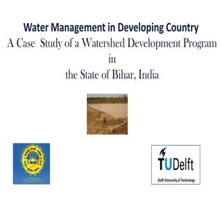 Water management in developing country