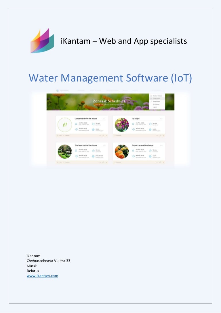 Water Asset Management Software – YAXN
