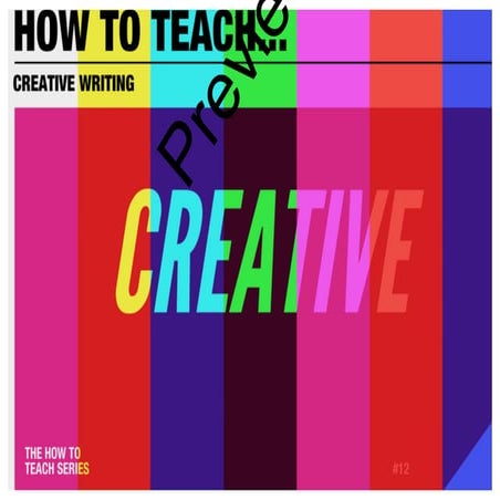 How to teach creative writing: sample