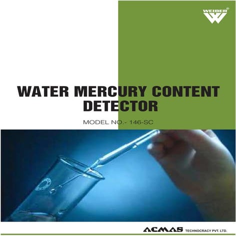 Water Mercury Content Detector by ACMAS Technologies Pvt Ltd.