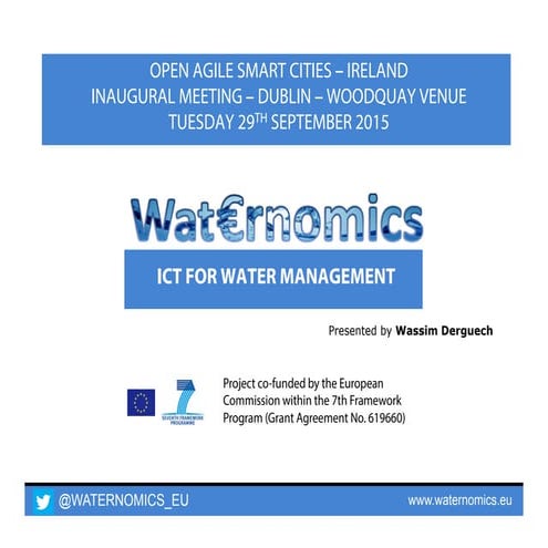 Waternomics - ICT For Water Management