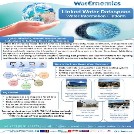 Waternomics - ICT for Water Resource Management - Water Information Platform