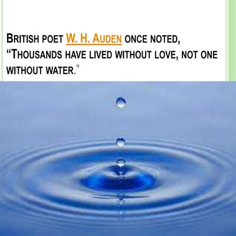 Water polltion in pk | PPTX
