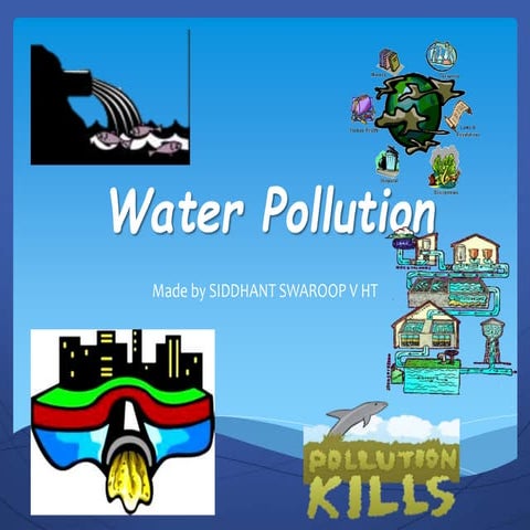 Water pollution