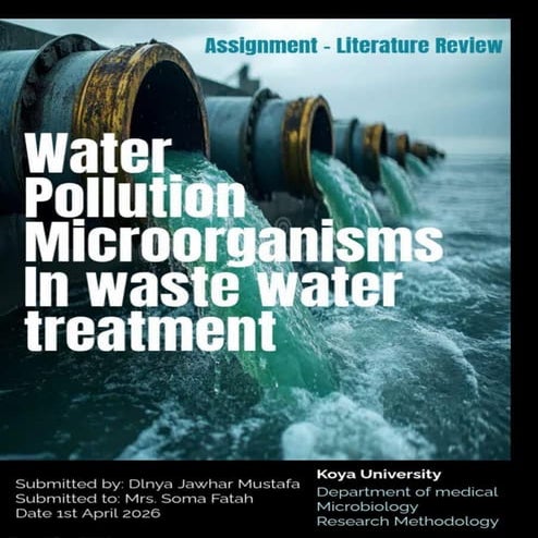 Microbiology in wastewater treatment | PPTX