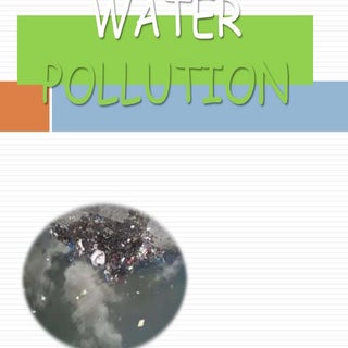 Water pollution