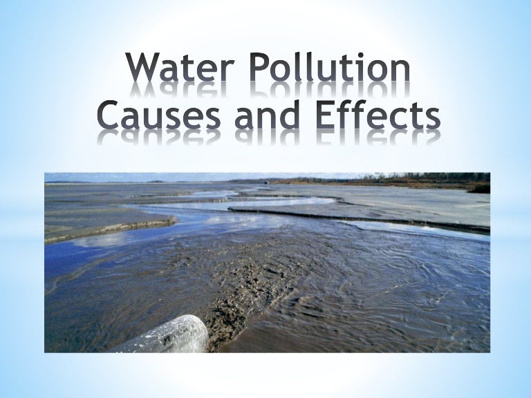 Water Pollution Causes And Effects