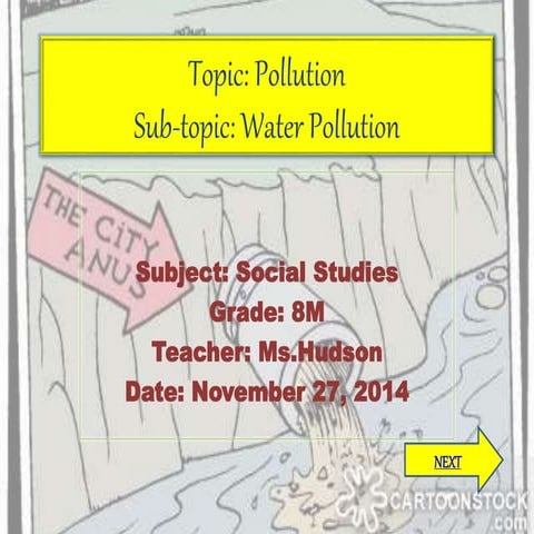Water Pollution 
