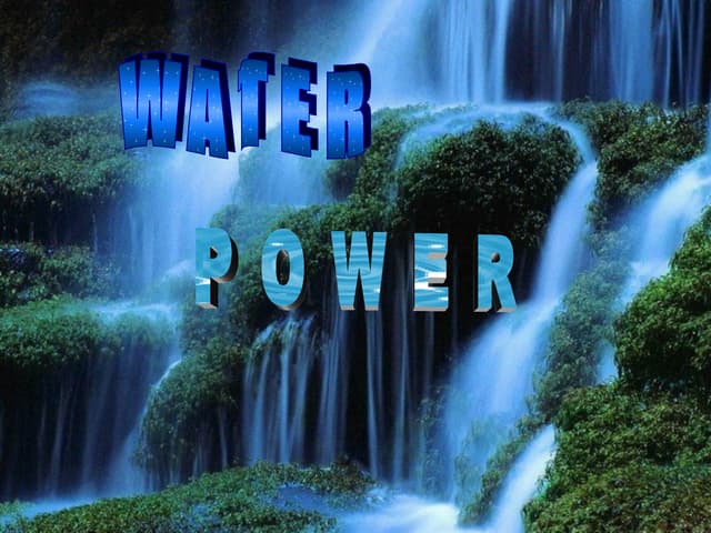 Water Power