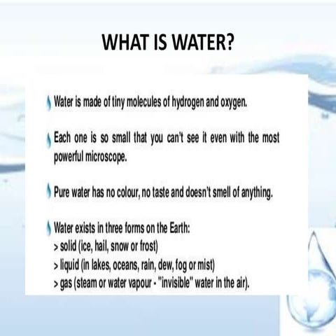 Water ppt