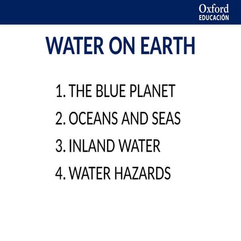 water_presentation.pptx 1º ESO OXFORD UNV PRESS