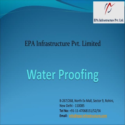 Waterproofing