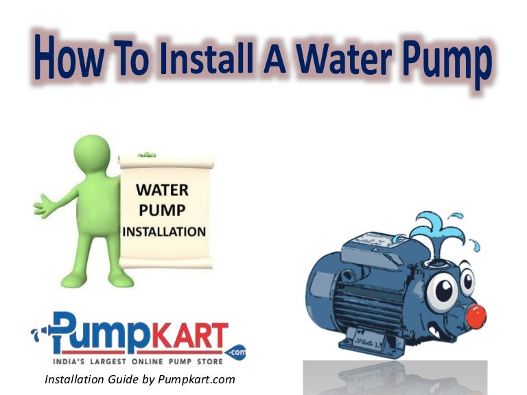 How to Install Water Pump Water Pump Installation