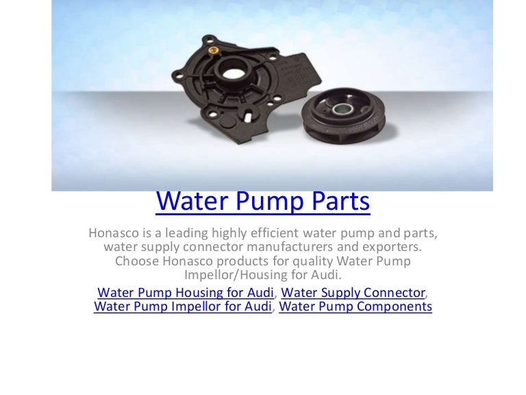 Water Pump Parts