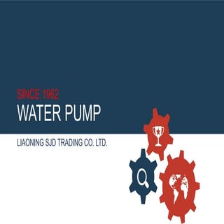 Water pumps ppt made for susan20160711