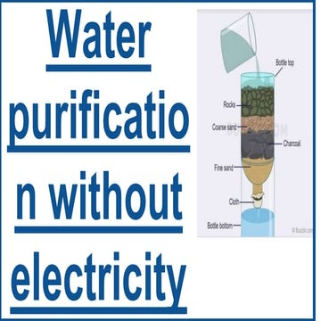 Water purification