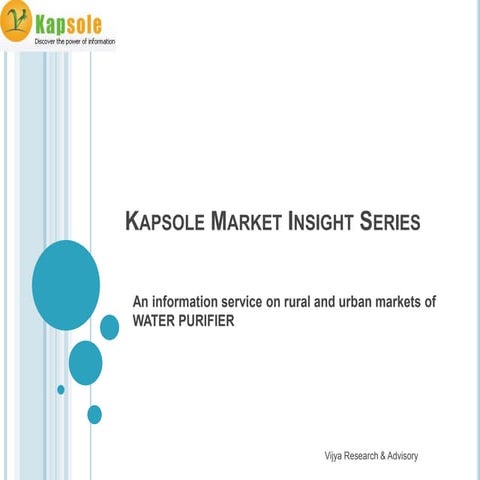 Water purifier product