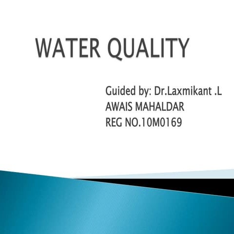 Water quality- Awais