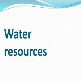 Water resources