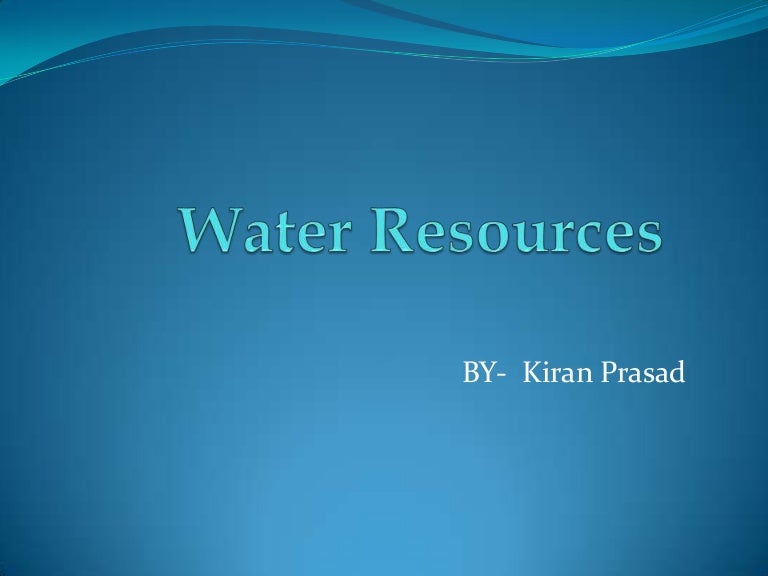 Water Resources