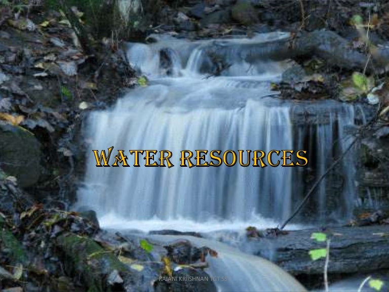Water resources